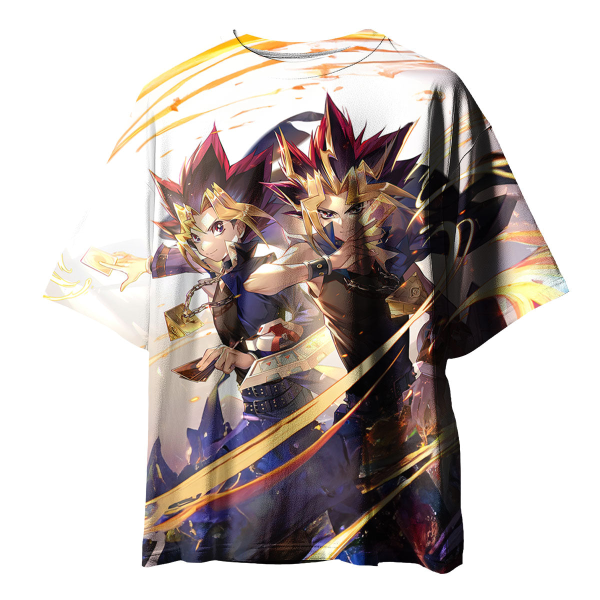 Yugioh Yugi And Atem Glowing With Golden Energy Aura Anime Apparel