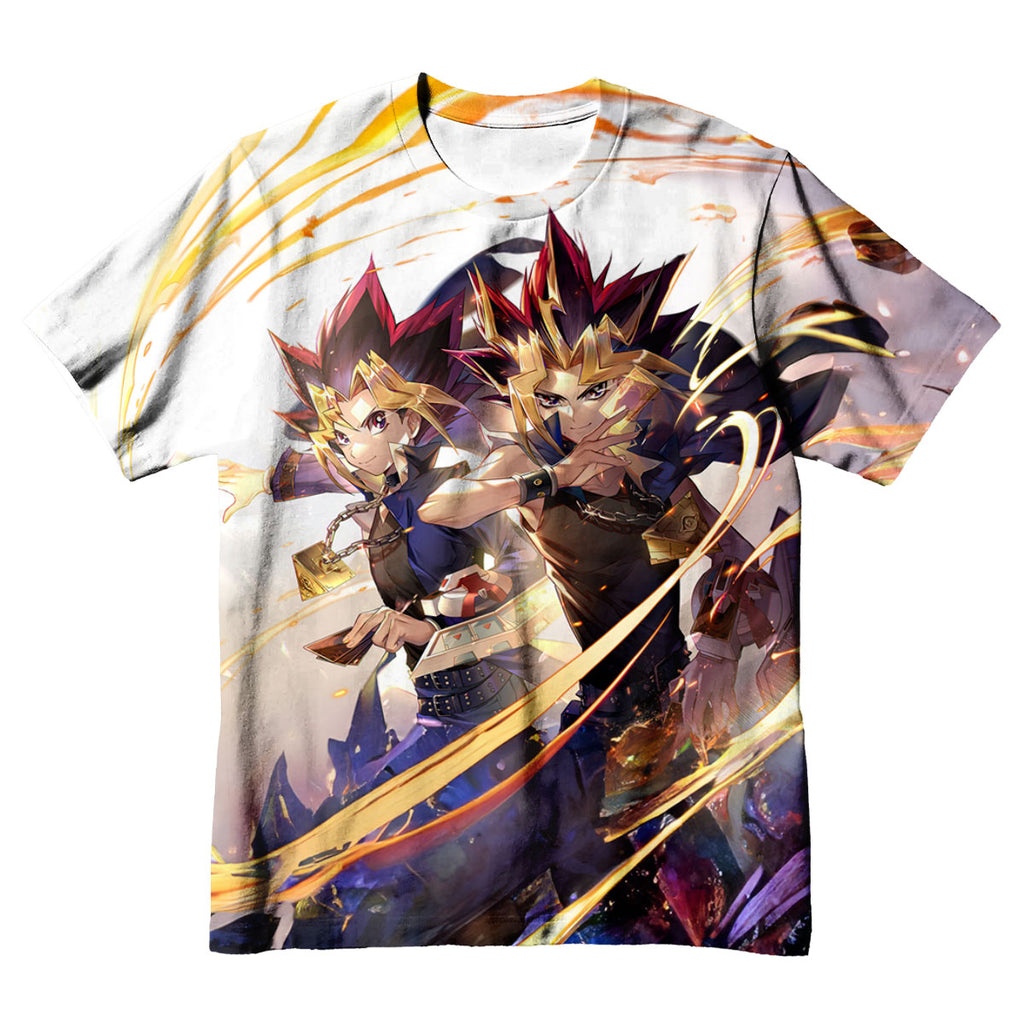 Yugioh Yugi And Atem Glowing With Golden Energy Aura Anime Apparel