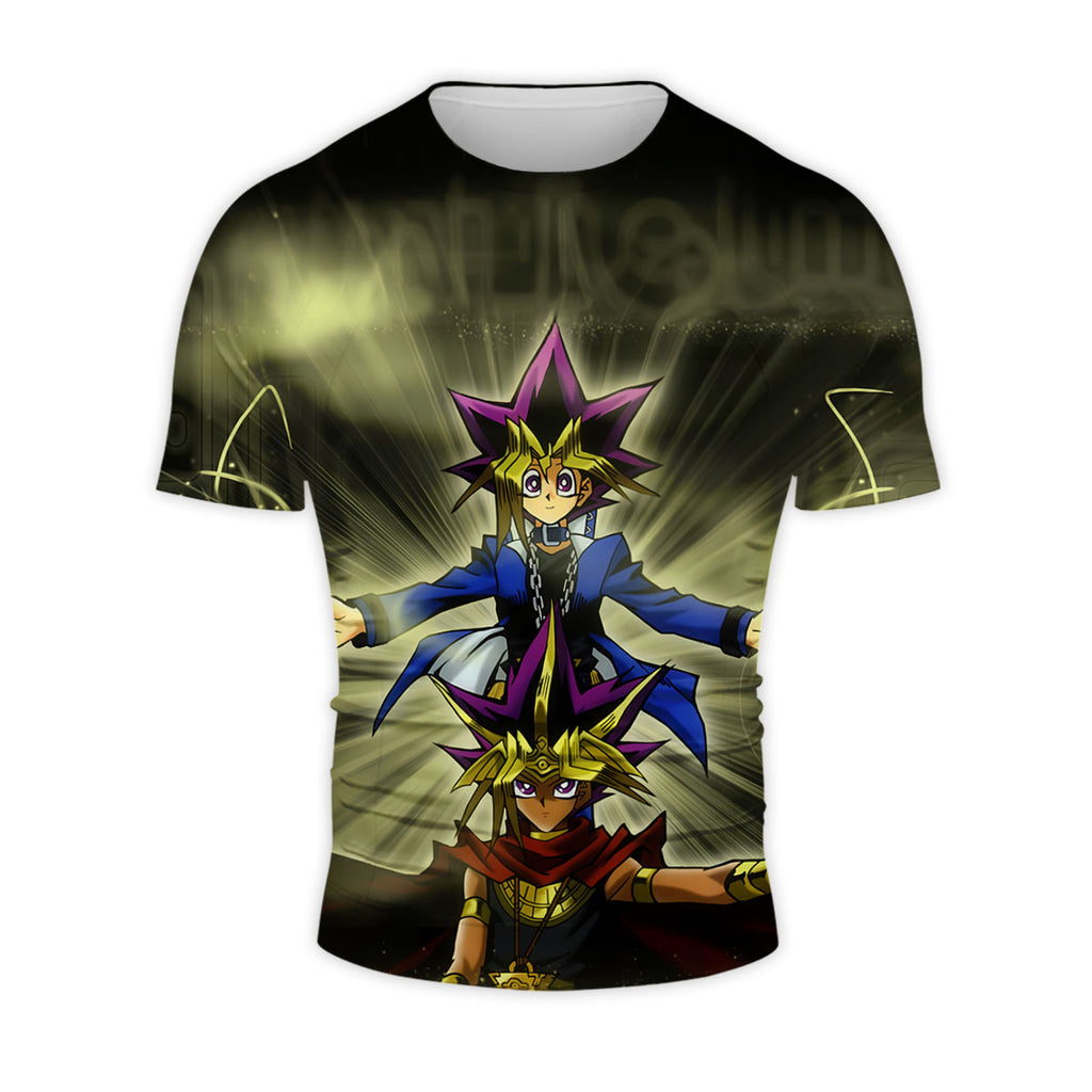 Yugioh Yugi And Atem Standing Holding Energy Anime Apparel