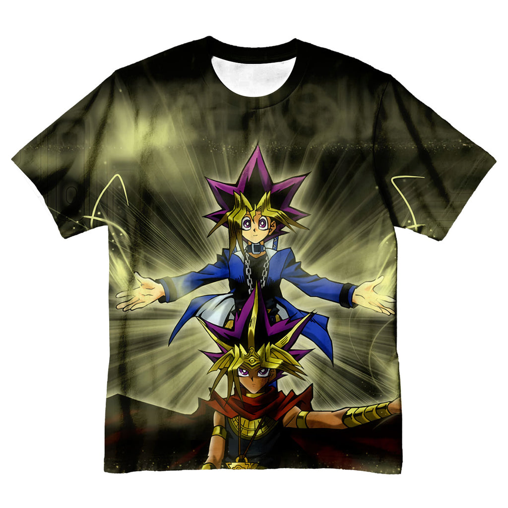 Yugioh Yugi And Atem Standing Holding Energy Anime Apparel