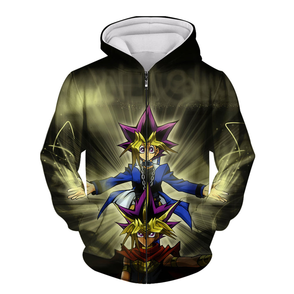 Yugioh Yugi And Atem Standing Holding Energy Anime Apparel