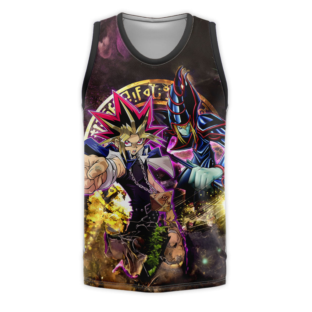 Yugioh Yugi And Dark Magician In Cosmic Background Anime Apparel