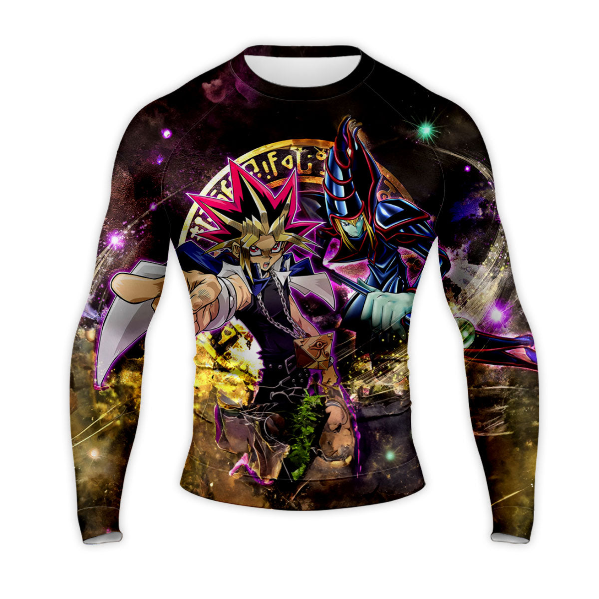 Yugioh Yugi And Dark Magician In Cosmic Background Anime Apparel