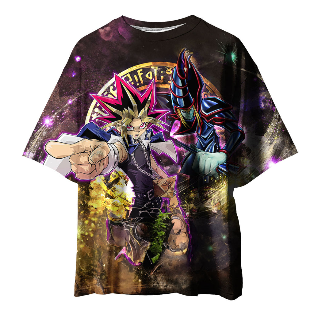 Yugioh Yugi And Dark Magician In Cosmic Background Anime Apparel