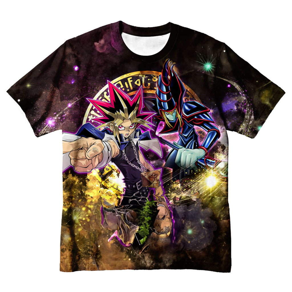 Yugioh Yugi And Dark Magician In Cosmic Background Anime Apparel