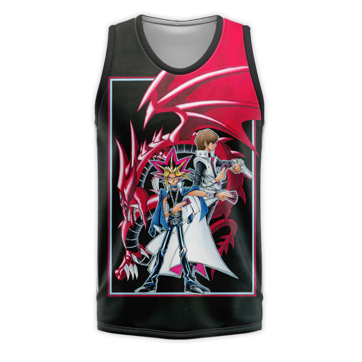 Yugioh Yugi And Kaiba With Slifer Sky Dragon Anime Apparel