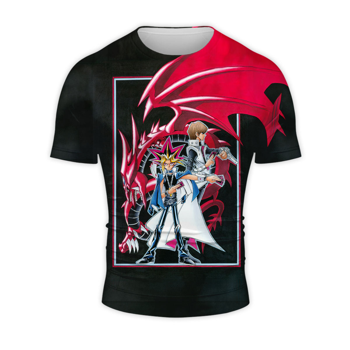 Yugioh Yugi And Kaiba With Slifer Sky Dragon Anime Apparel