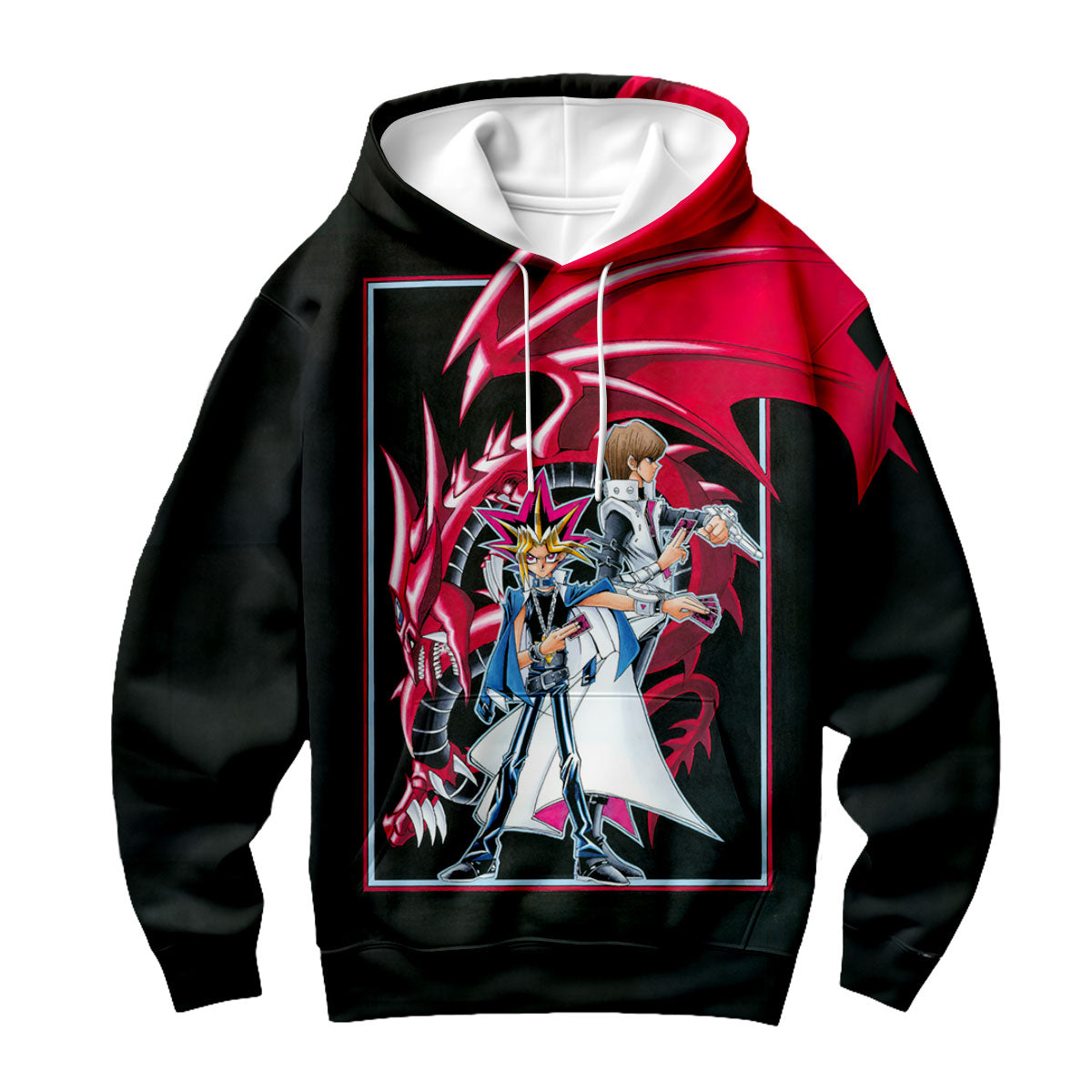 Yugioh Yugi And Kaiba With Slifer Sky Dragon Anime Apparel