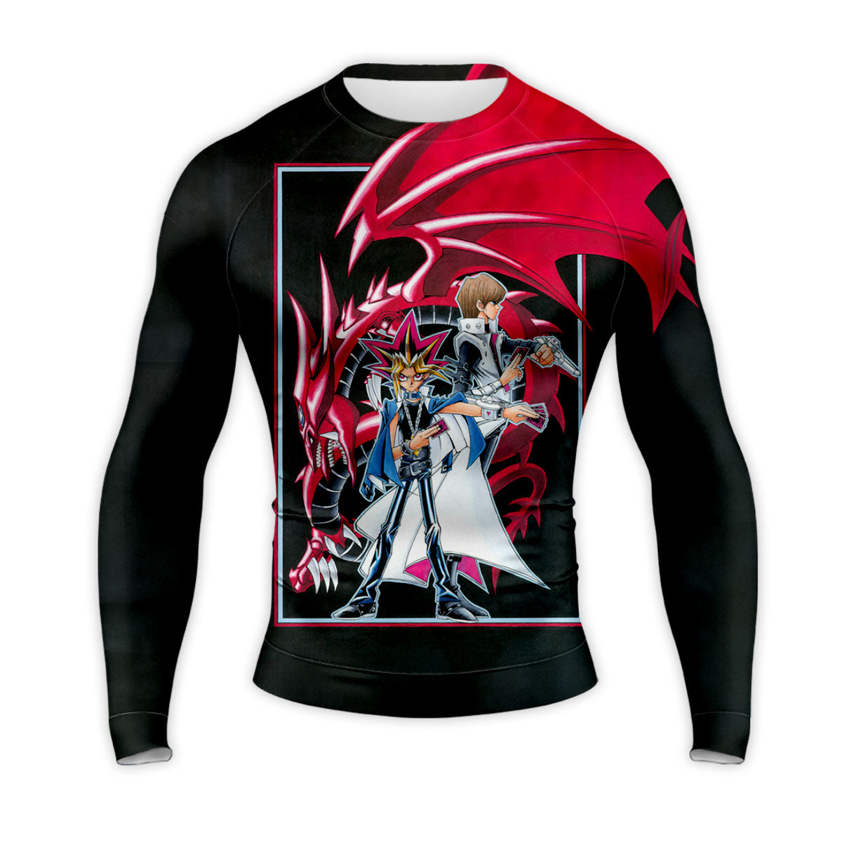 Yugioh Yugi And Kaiba With Slifer Sky Dragon Anime Apparel