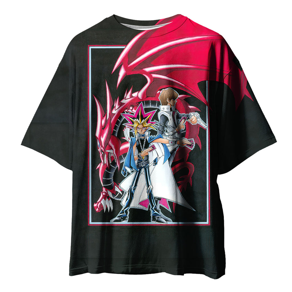 Yugioh Yugi And Kaiba With Slifer Sky Dragon Anime Apparel