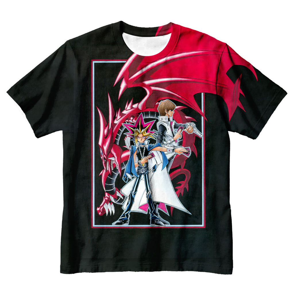 Yugioh Yugi And Kaiba With Slifer Sky Dragon Anime Apparel