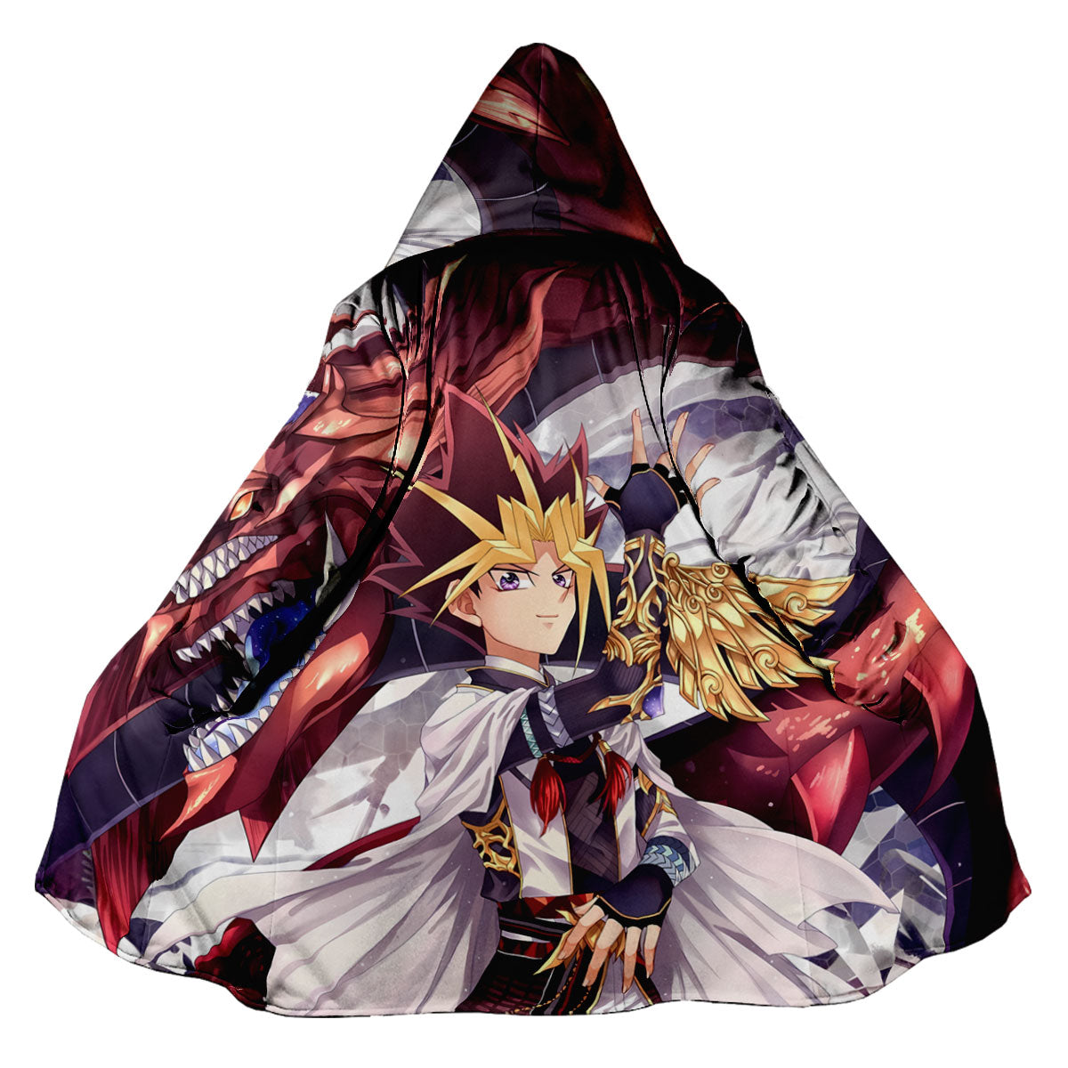 Yugioh Yugi And Slifer The Sky Dragon Standing Together Anime Apparel