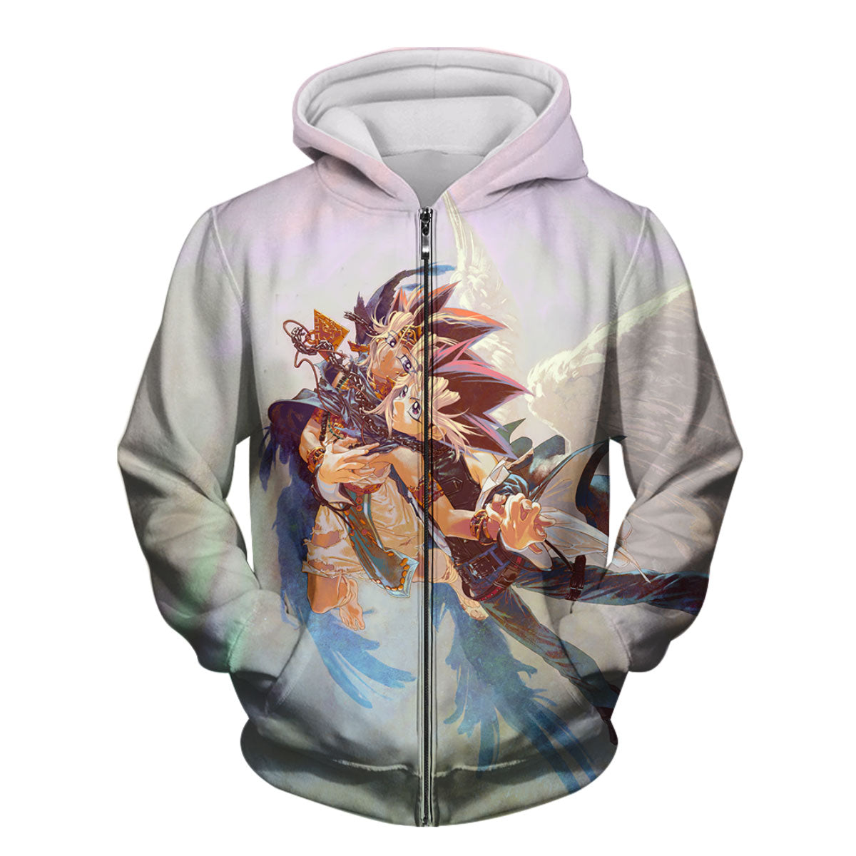 Yugioh Yugi Muto And Atem With Soft Color Wings Anime Apparel