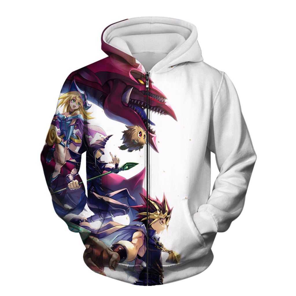 Yugioh Yugi Muto And Companions In Purple Anime Apparel