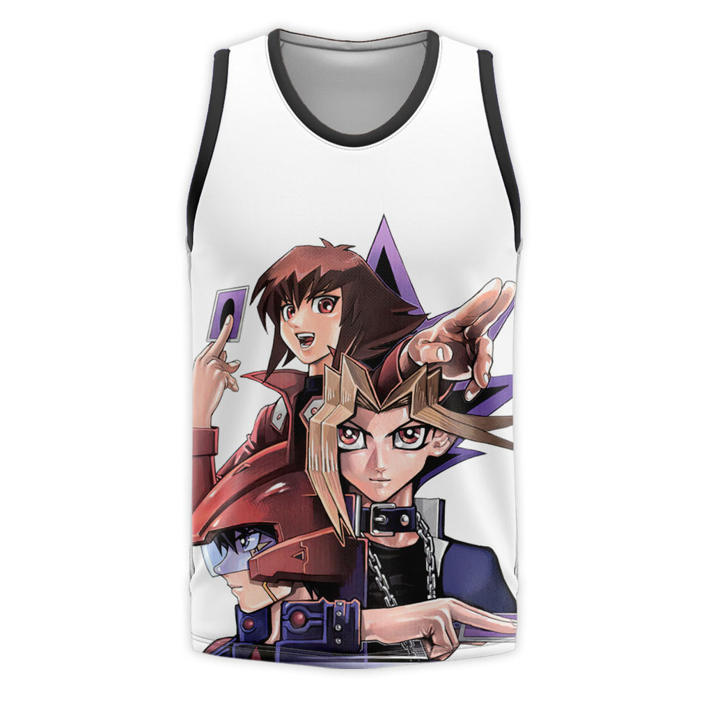 Yugioh Yugi Muto And Jaden Yuki Standing Anime Apparel