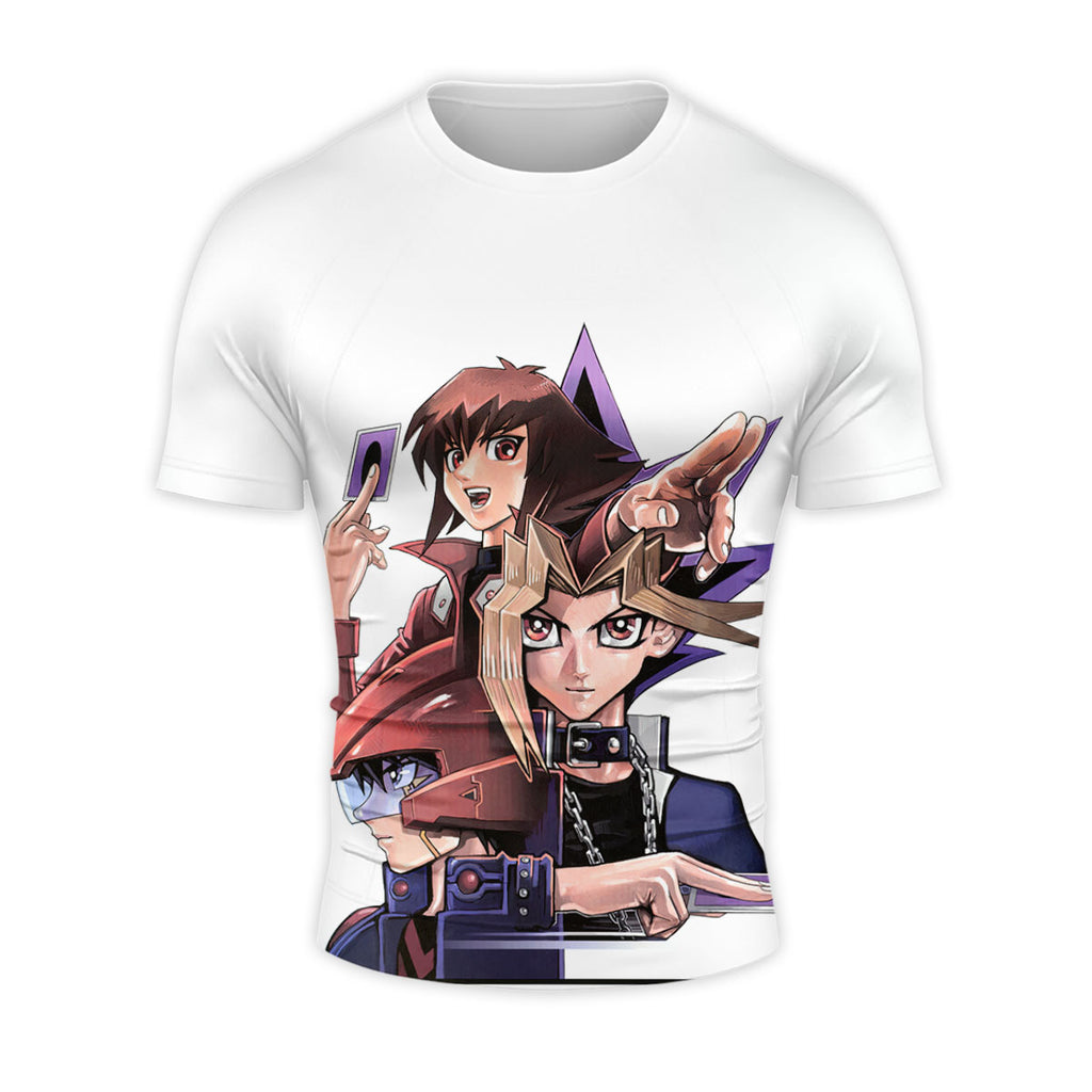 Yugioh Yugi Muto And Jaden Yuki Standing Anime Apparel