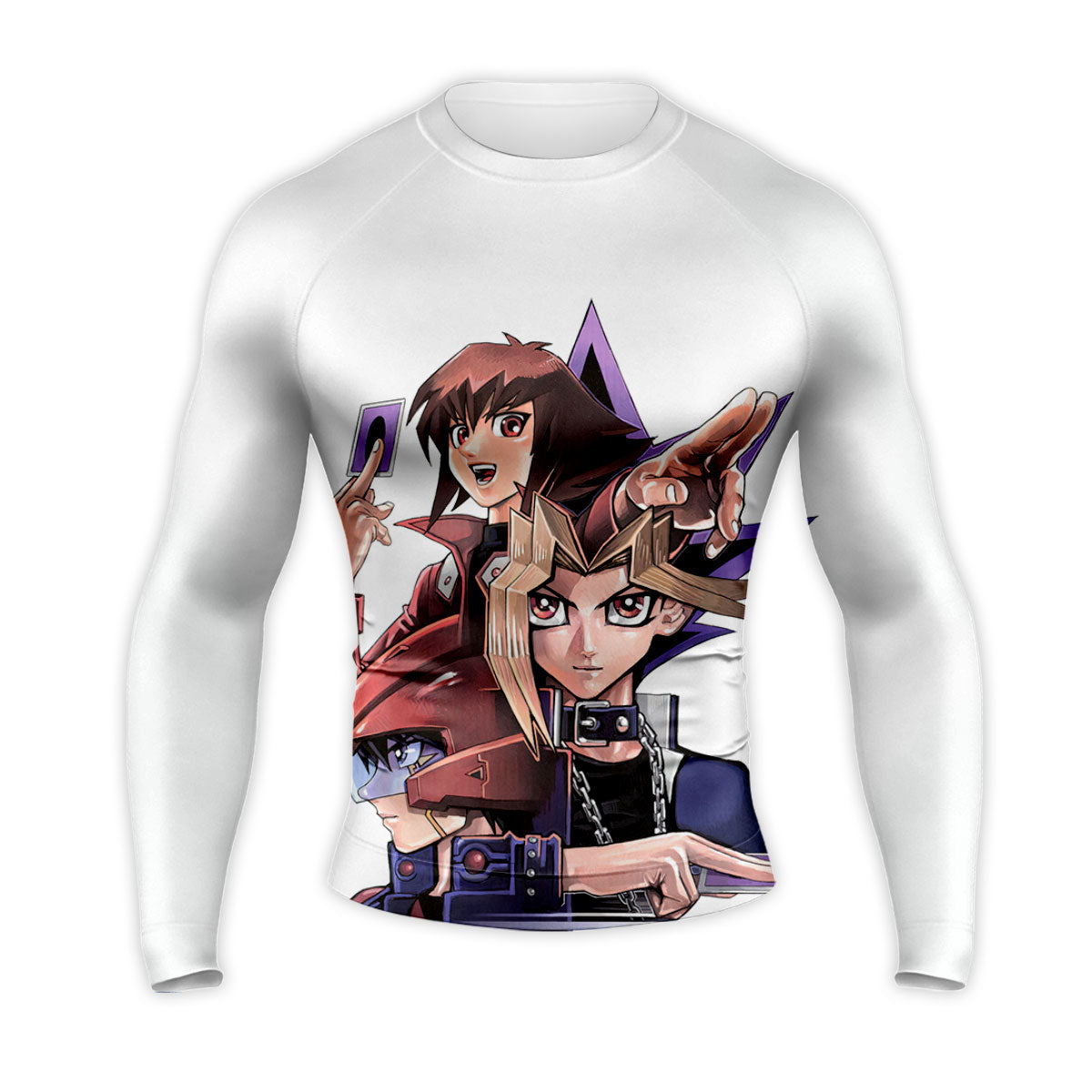 Yugioh Yugi Muto And Jaden Yuki Standing Anime Apparel