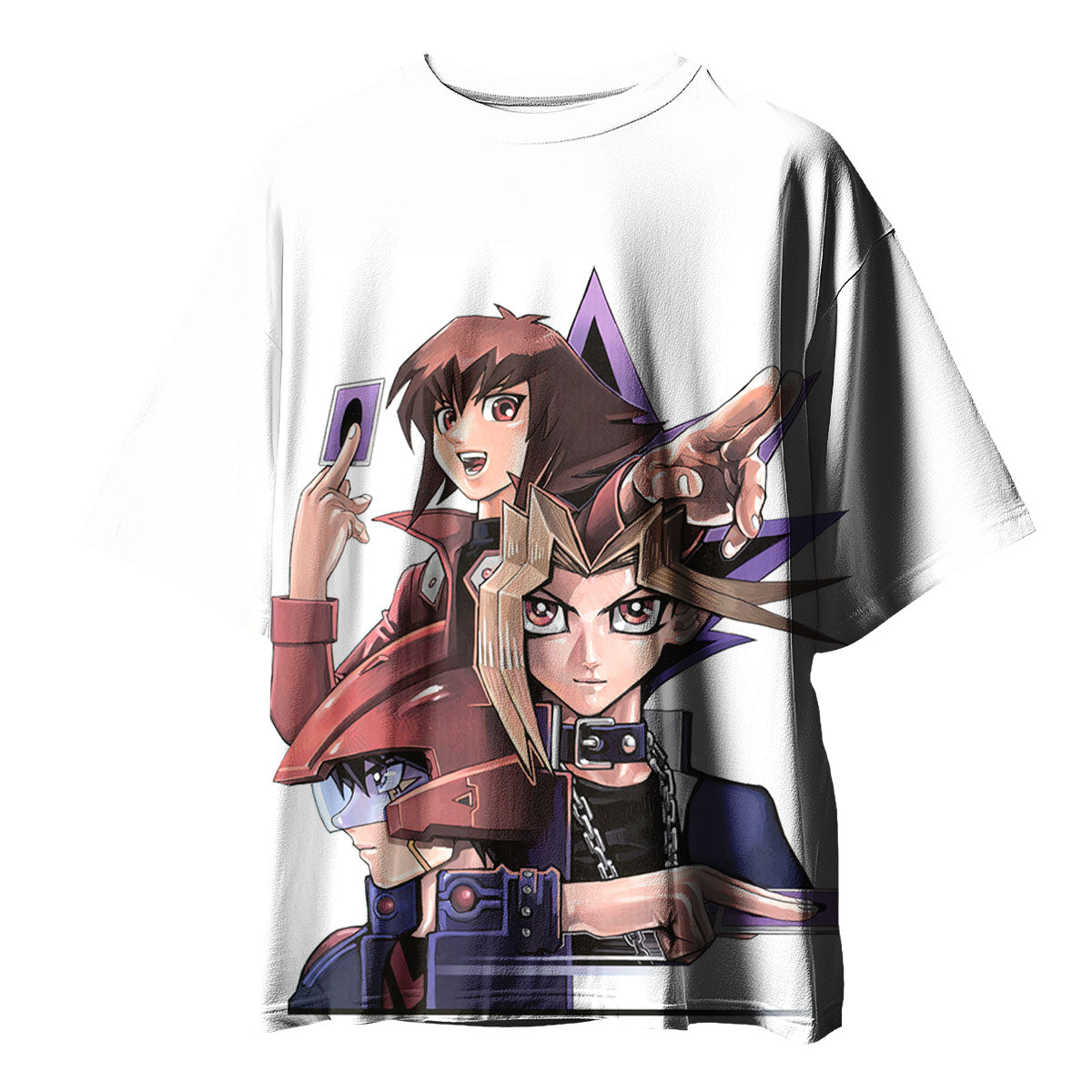 Yugioh Yugi Muto And Jaden Yuki Standing Anime Apparel