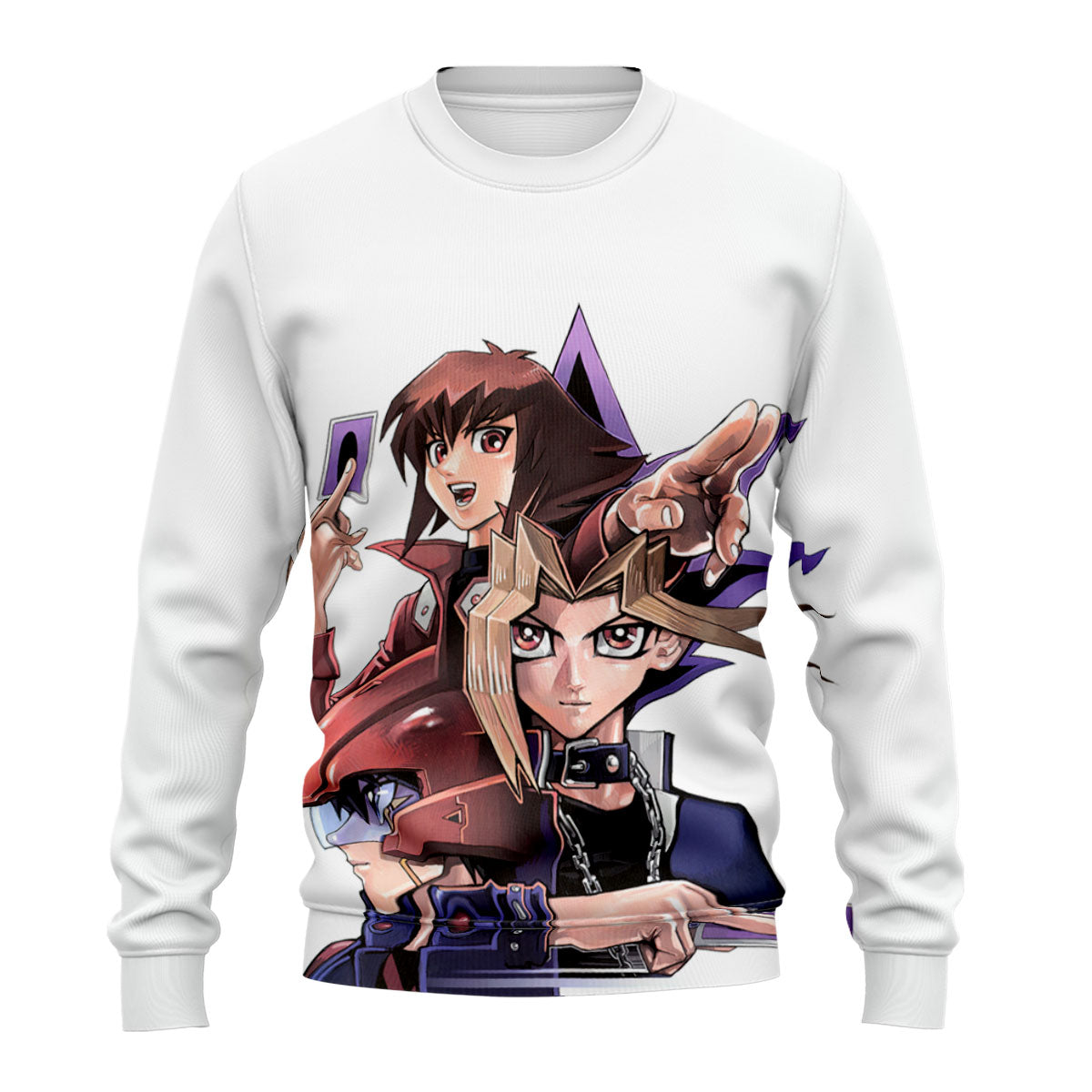 Yugioh Yugi Muto And Jaden Yuki Standing Anime Apparel