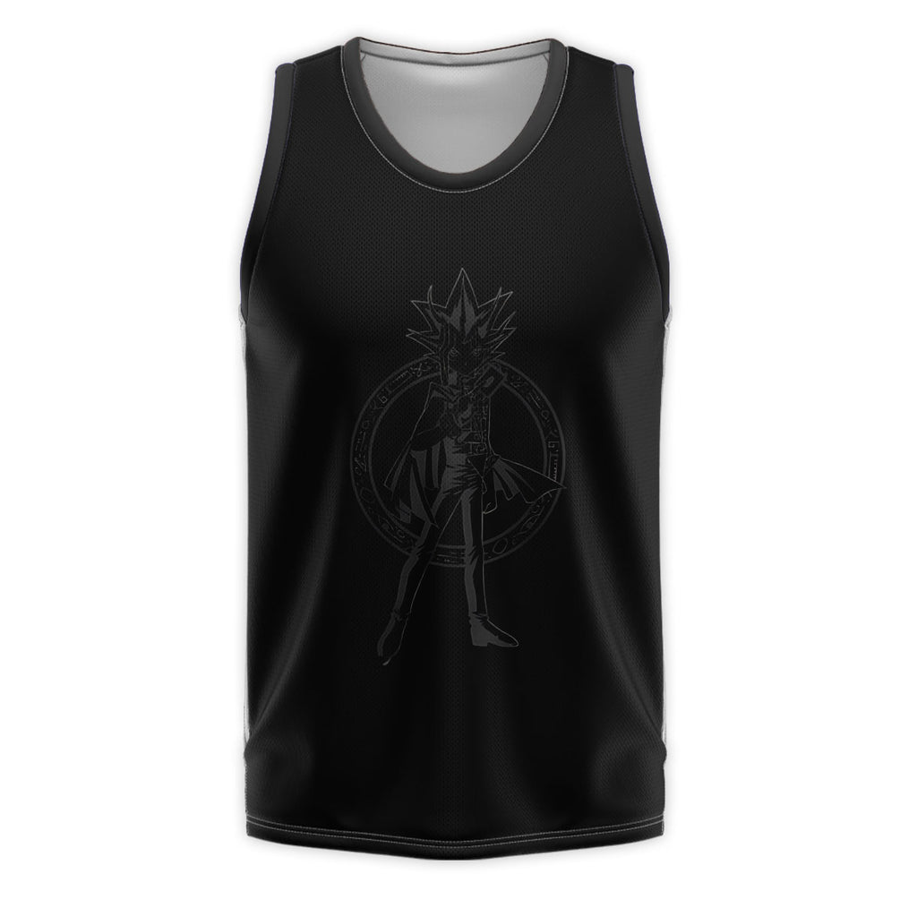 Yugioh Yugi Muto Black Silhouette Character Art Anime Apparel