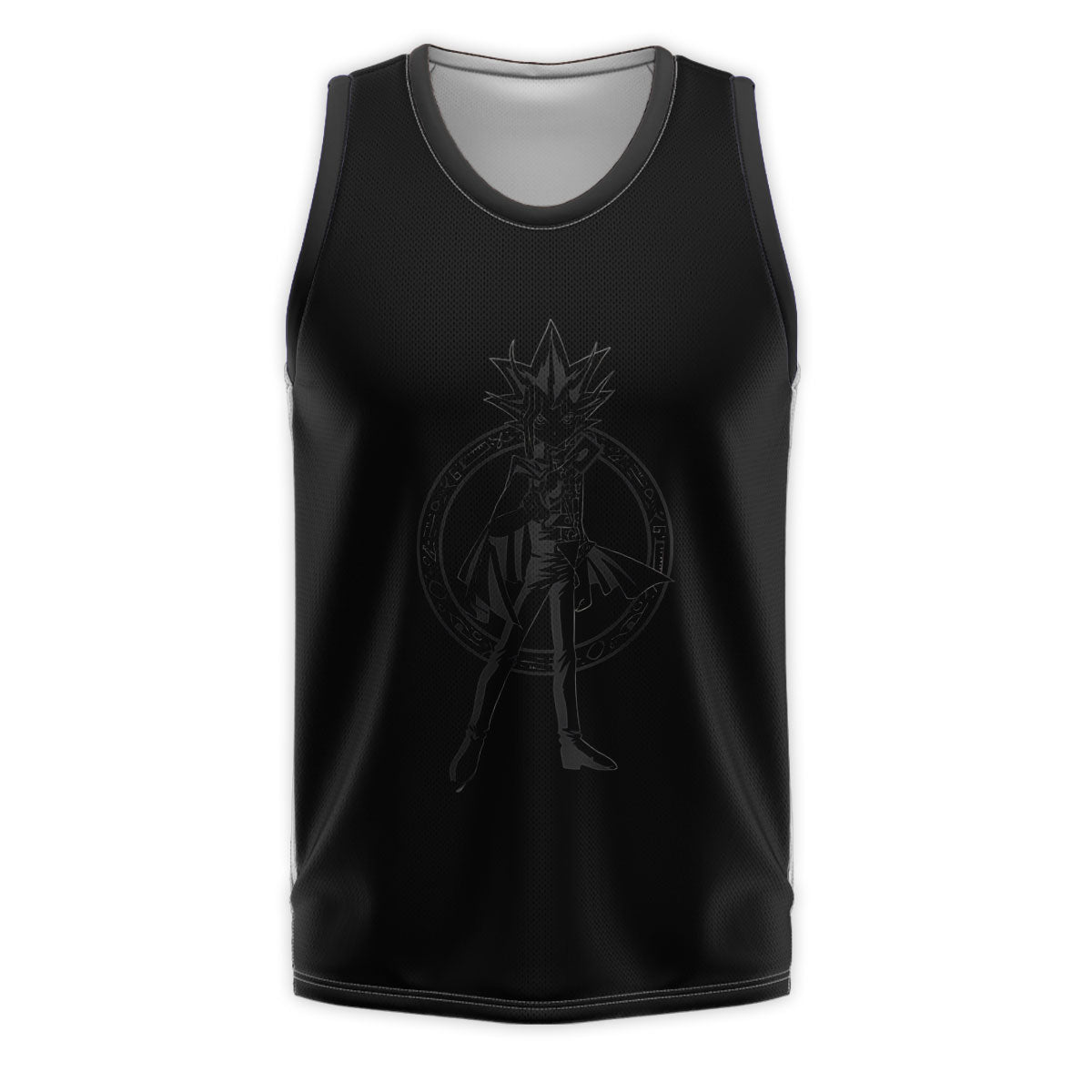 Yugioh Yugi Muto Black Silhouette Character Art Anime Apparel