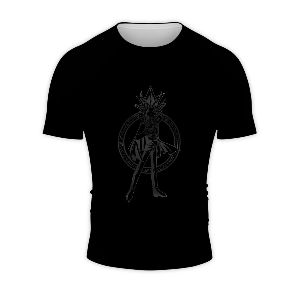 Yugioh Yugi Muto Black Silhouette Character Art Anime Apparel