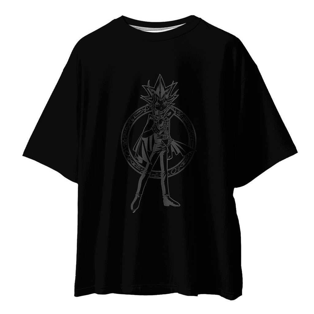 Yugioh Yugi Muto Black Silhouette Character Art Anime Apparel