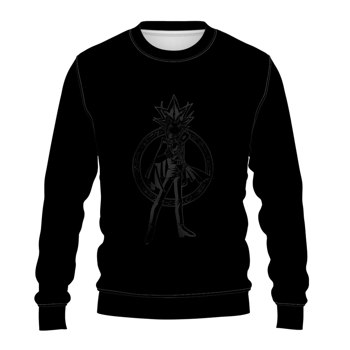 Yugioh Yugi Muto Black Silhouette Character Art Anime Apparel