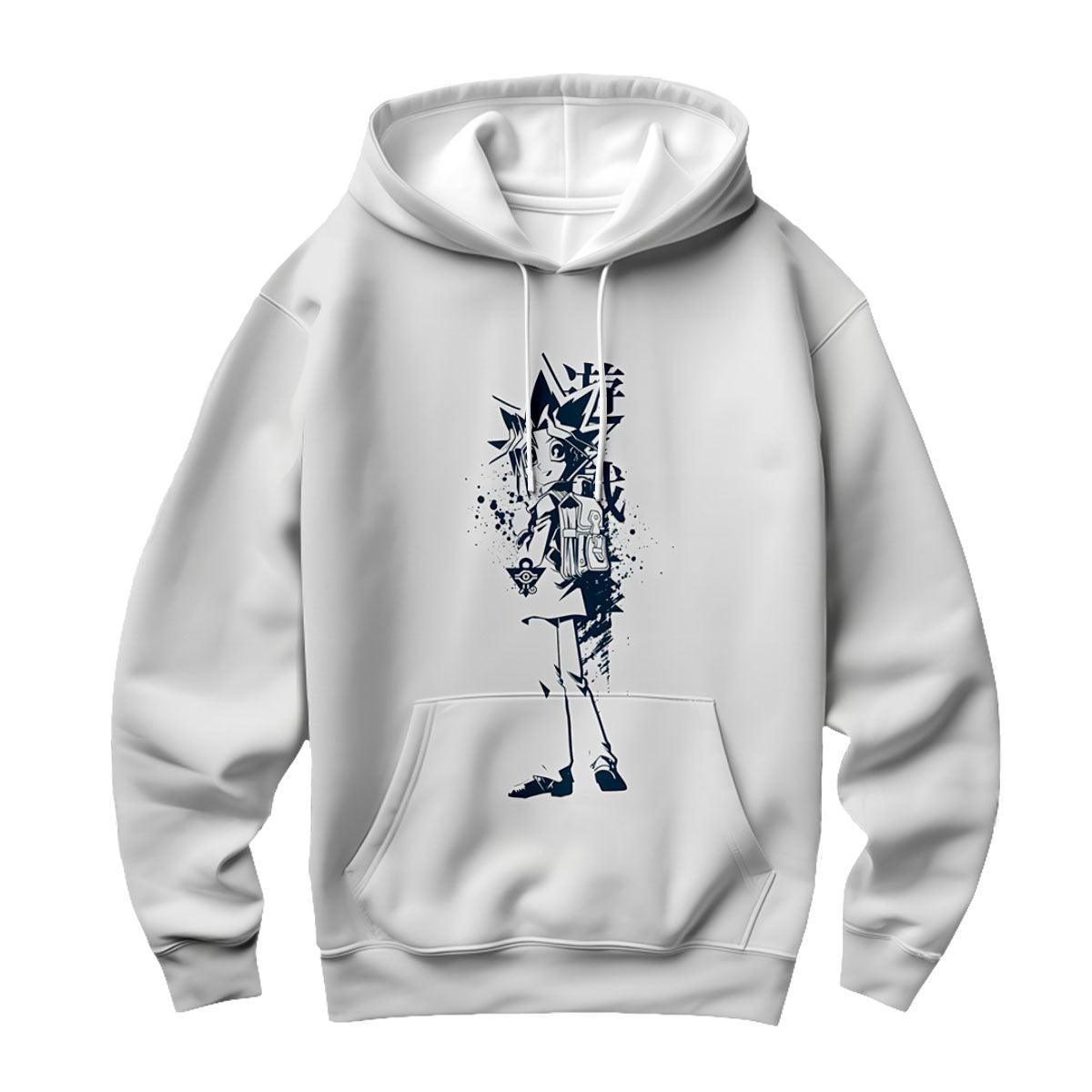 Yugioh Yugi Muto Black Silhouette Standing Anime Apparel