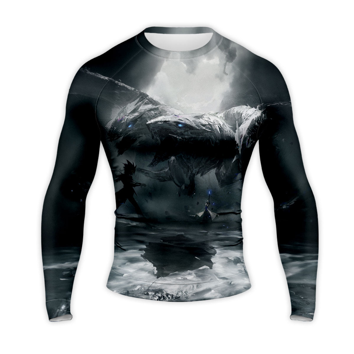 Yugioh Yugi Muto Confronting Blueeyes White Dragon Anime Apparel