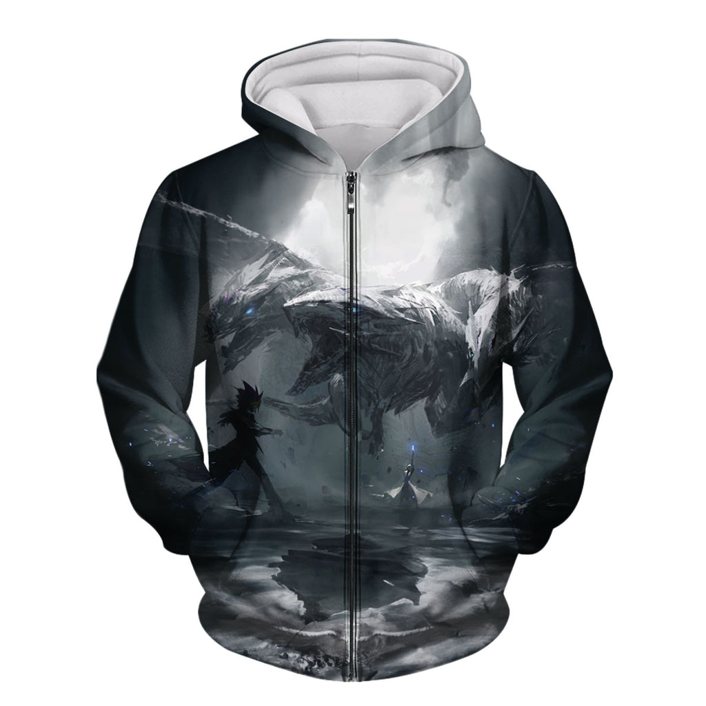Yugioh Yugi Muto Confronting Blueeyes White Dragon Anime Apparel