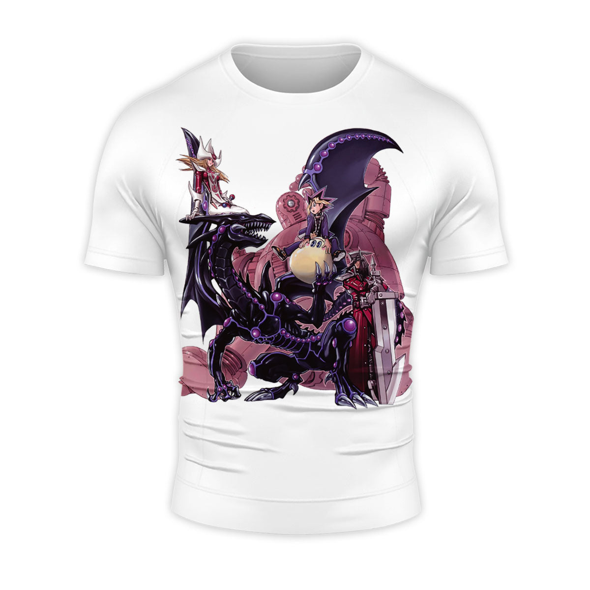 Yugioh Yugi Muto Confronting Purple Shadow Monster Anime Apparel