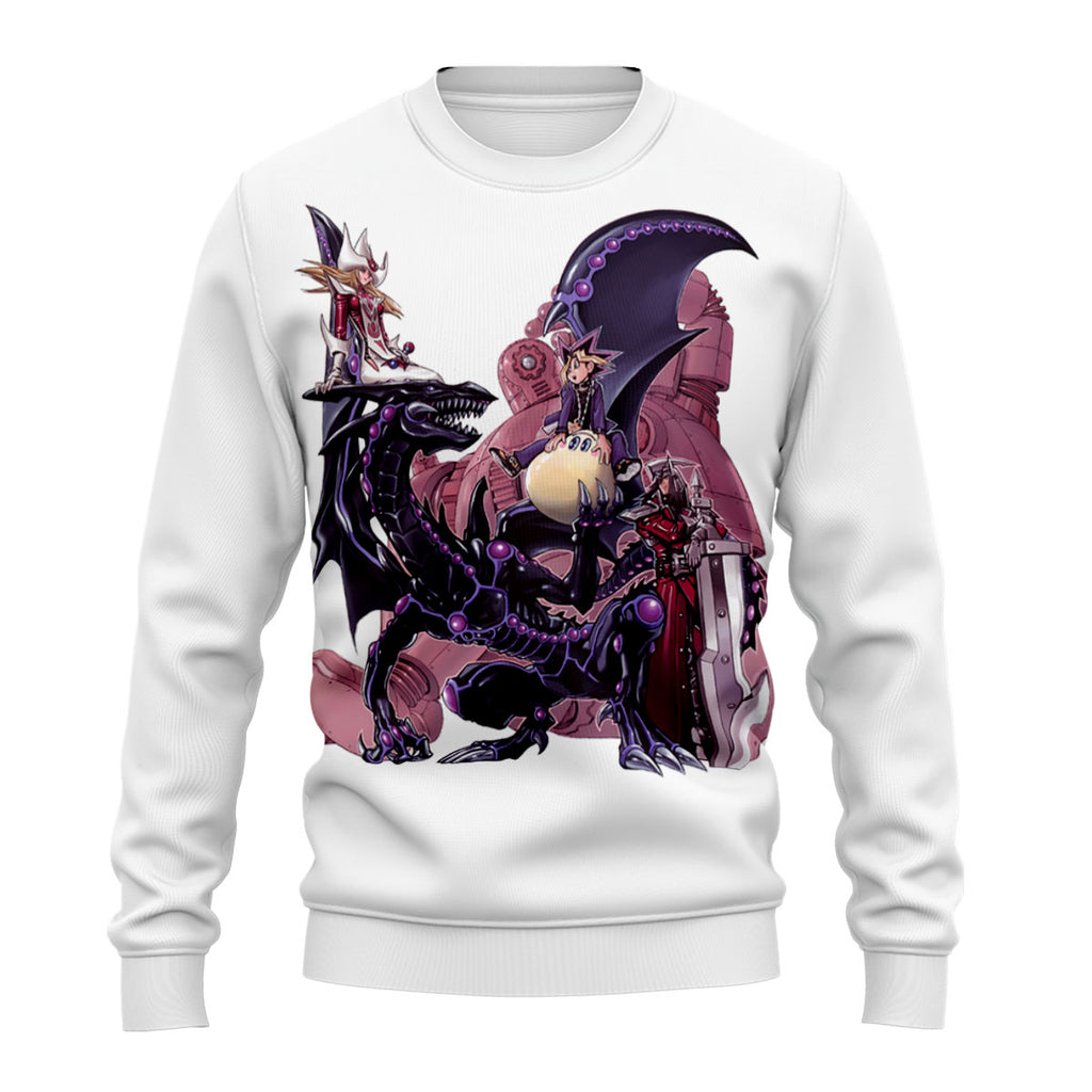 Yugioh Yugi Muto Confronting Purple Shadow Monster Anime Apparel