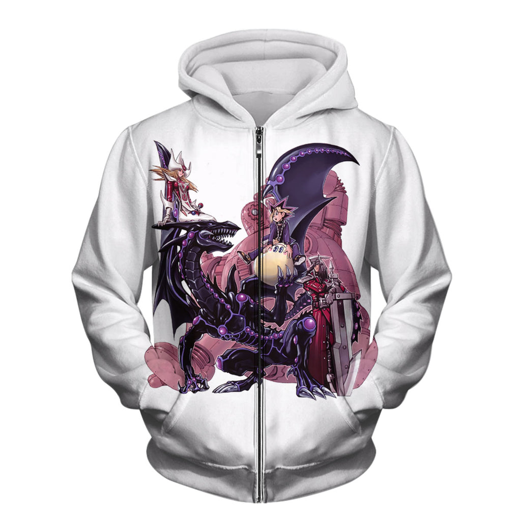 Yugioh Yugi Muto Confronting Purple Shadow Monster Anime Apparel