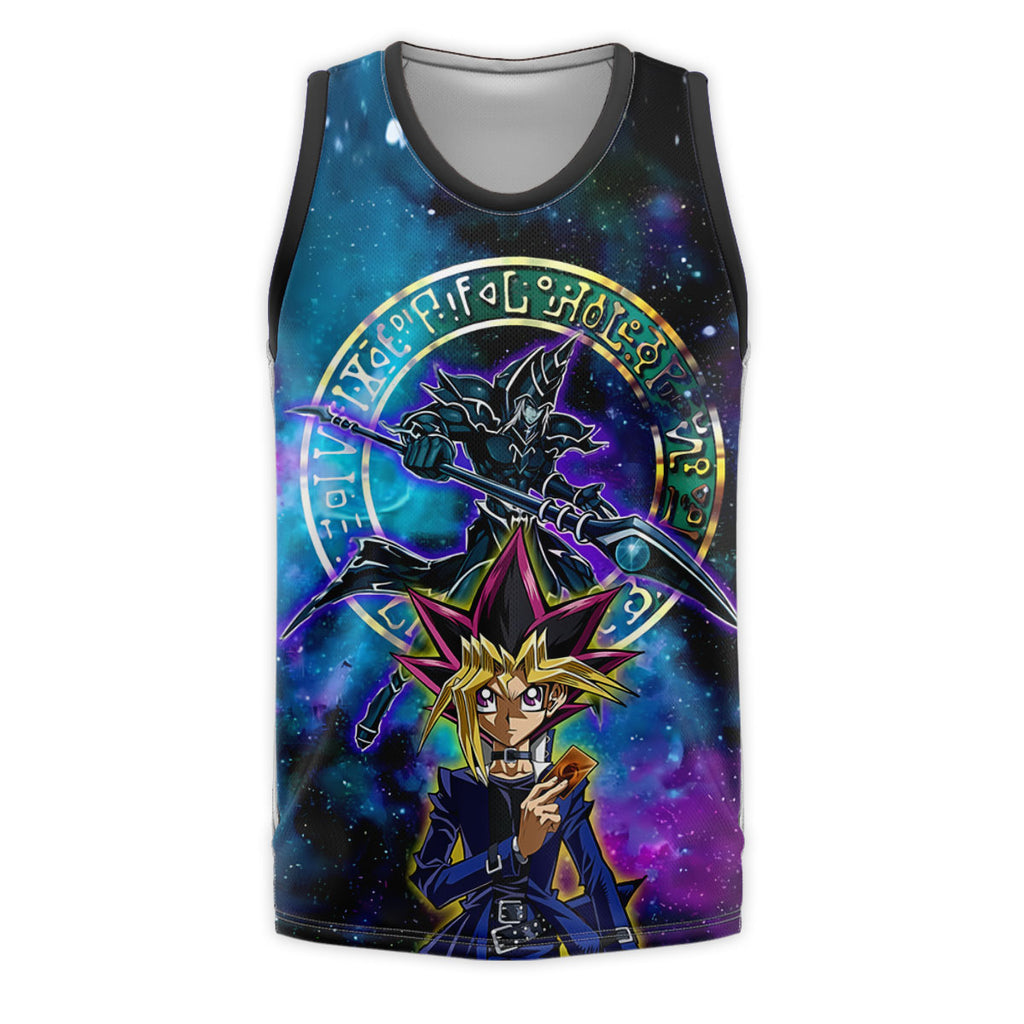 Yugioh Yugi Muto Dark Magician Cosmic Blue Universe Anime Apparel