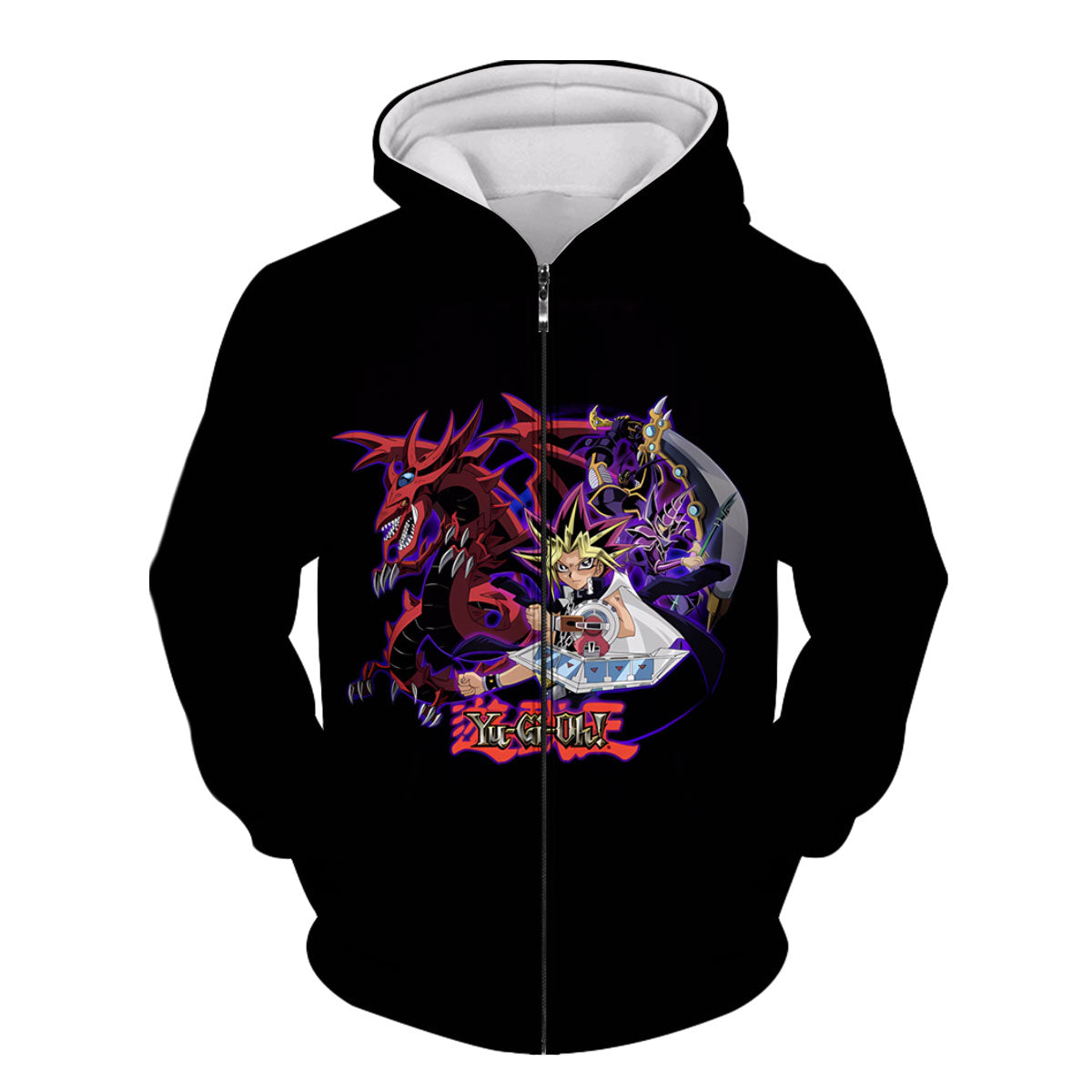 Yugioh Yugi Muto Dark Magician Dragon Summoning Battle Anime Apparel