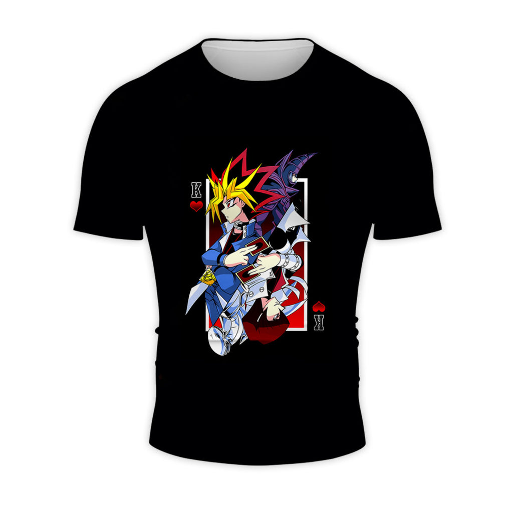 Yugioh Yugi Muto Holding King Of Red Cards Anime Apparel