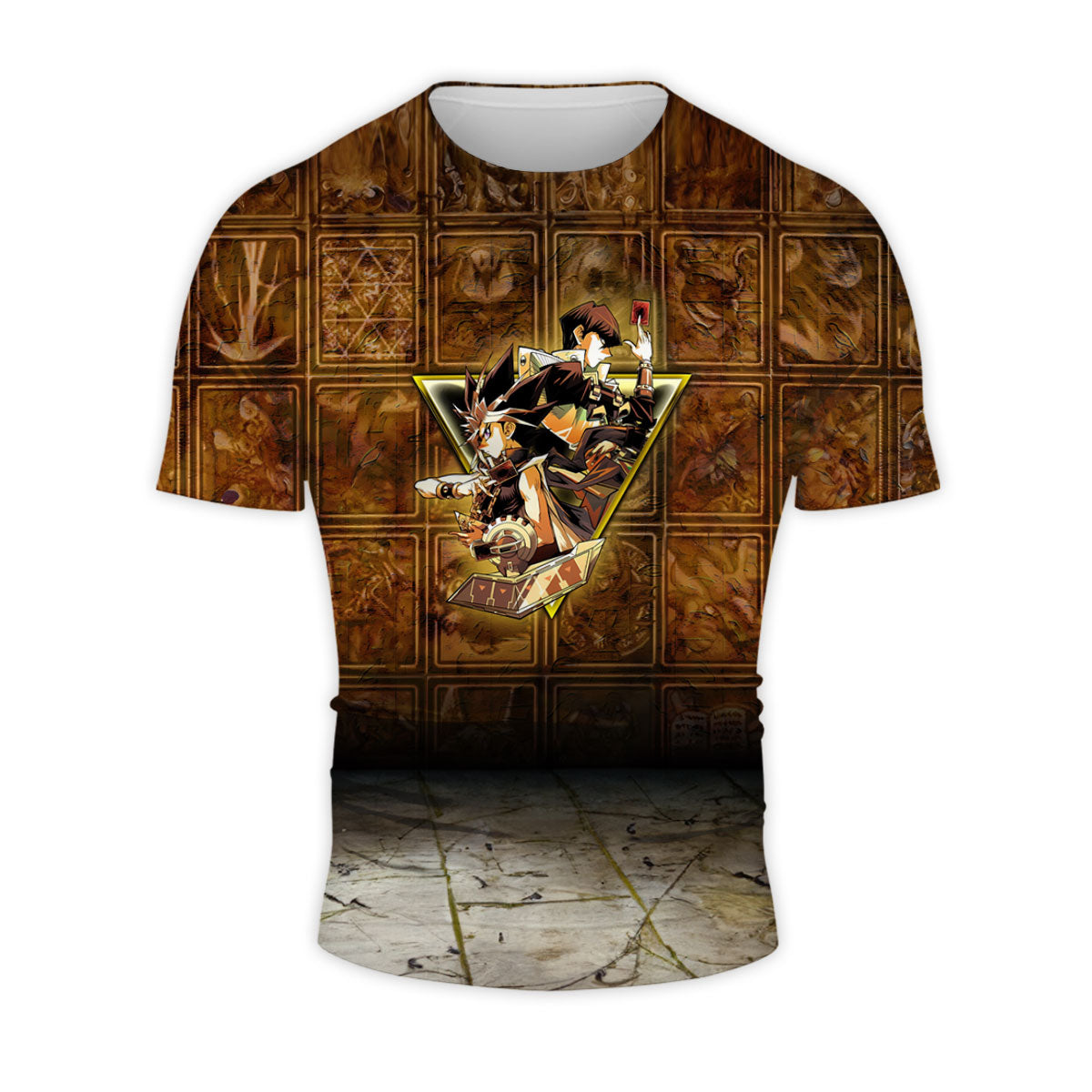 Yugioh! Yugi Muto Holding Millennium Puzzle Deck Anime Apparel