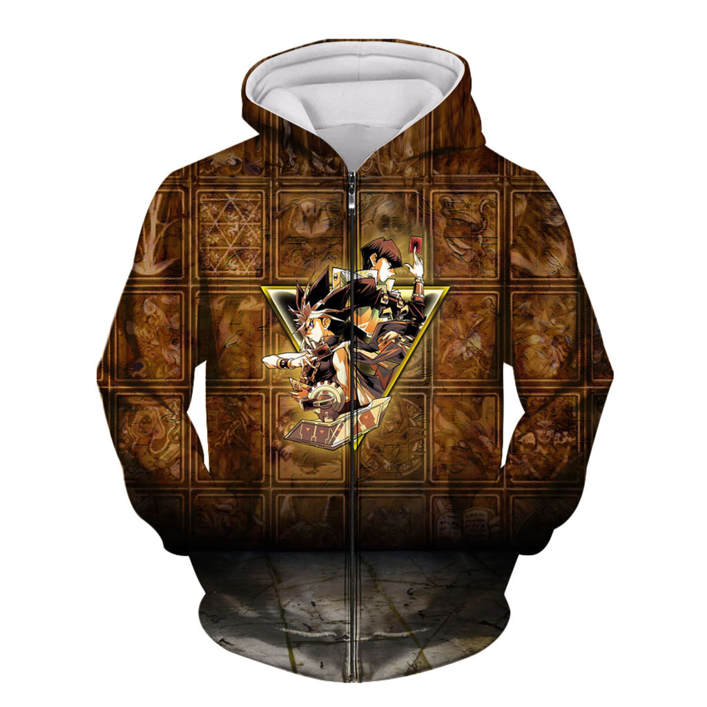 Yugioh! Yugi Muto Holding Millennium Puzzle Deck Anime Apparel