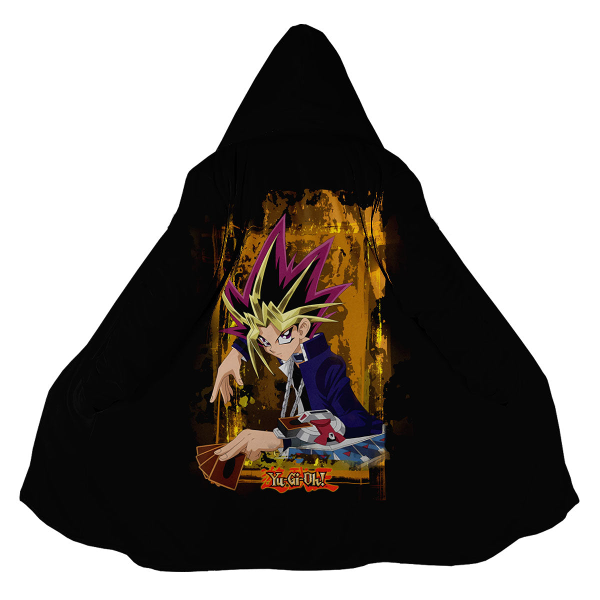 Yugioh Yugi Muto Holding Yellow Card Anime Apparel