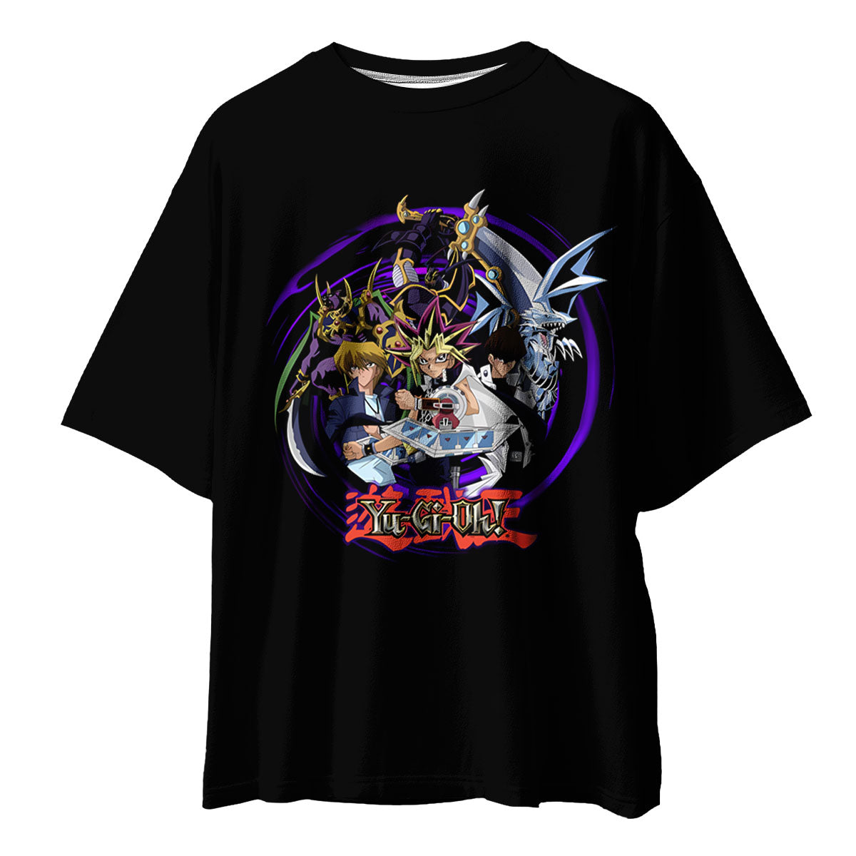 Yugioh Yugi Muto Inside Purple Circle Anime Apparel