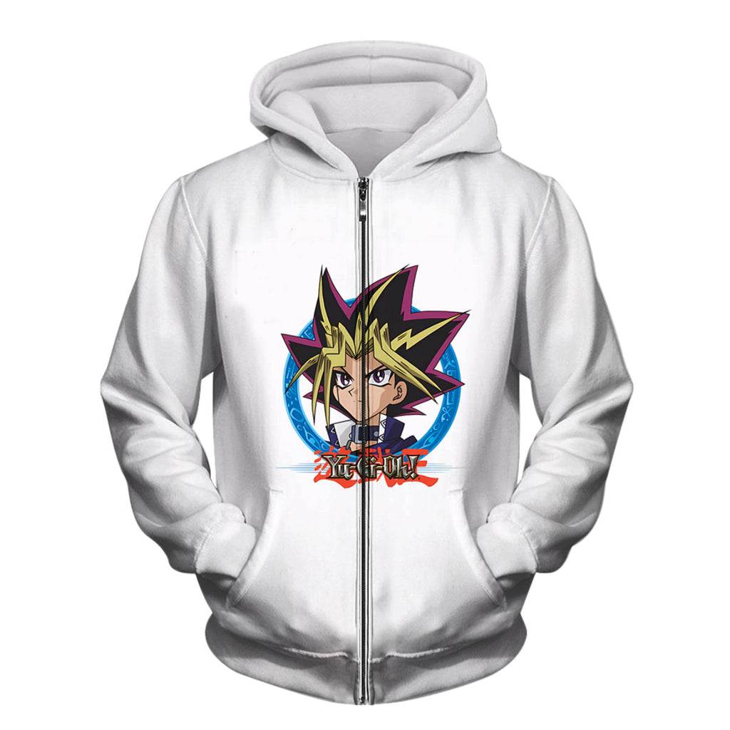 Yugioh Yugi Muto Portrait With Blue Highlights Anime Apparel