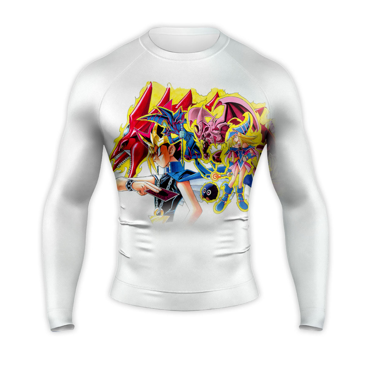 Yugioh Yugi Muto Summoning Red And Blue Monsters Anime Apparel