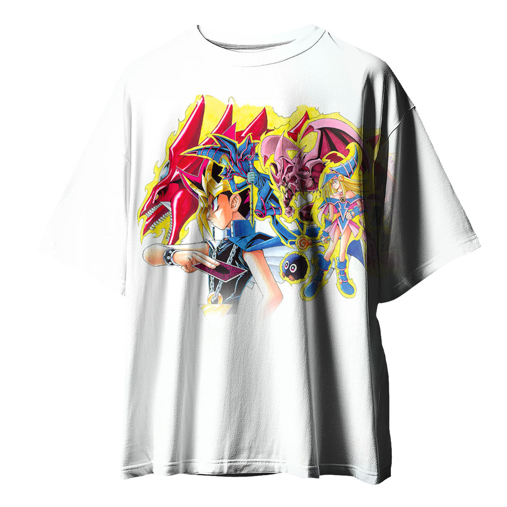 Yugioh Yugi Muto Summoning Red And Blue Monsters Anime Apparel
