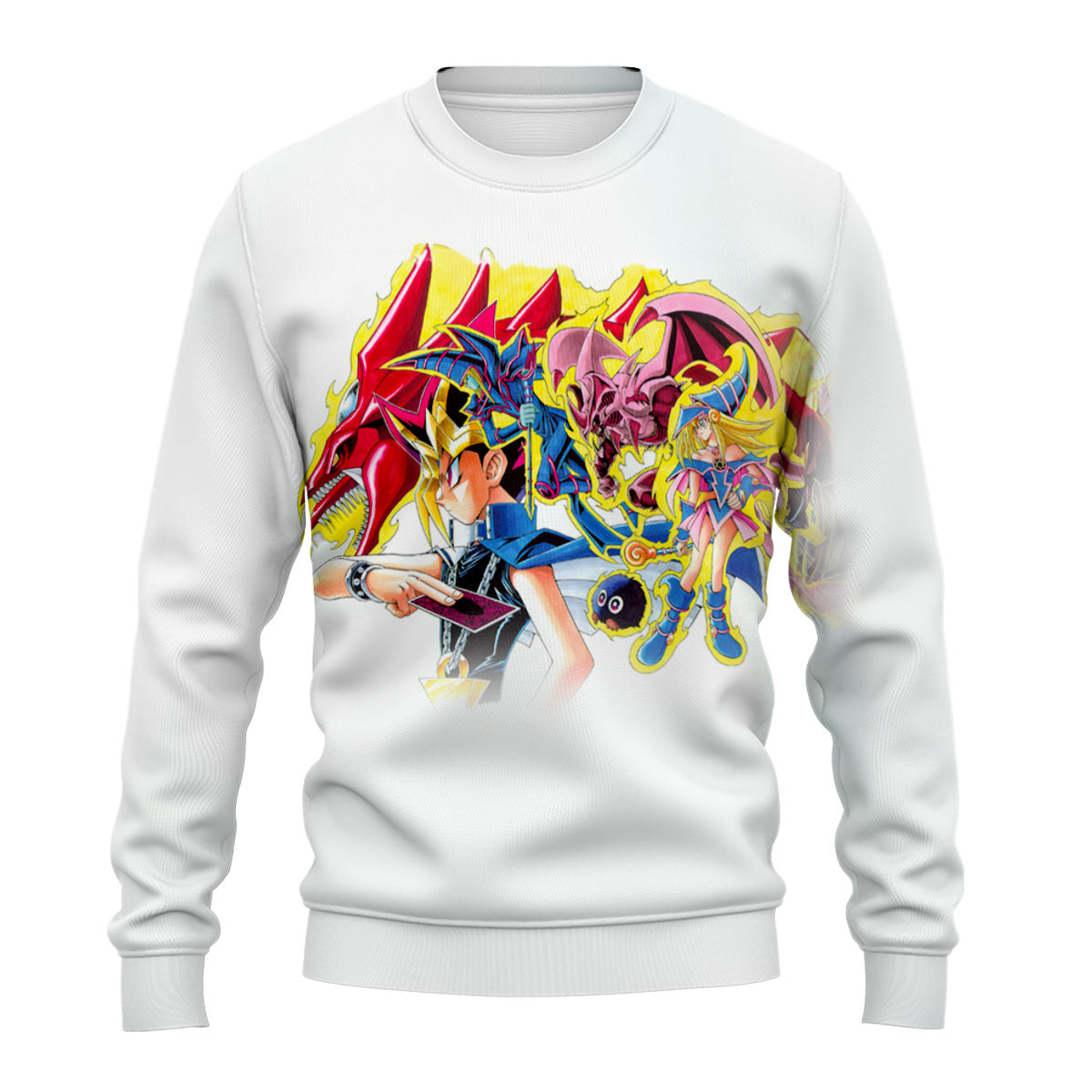Yugioh Yugi Muto Summoning Red And Blue Monsters Anime Apparel