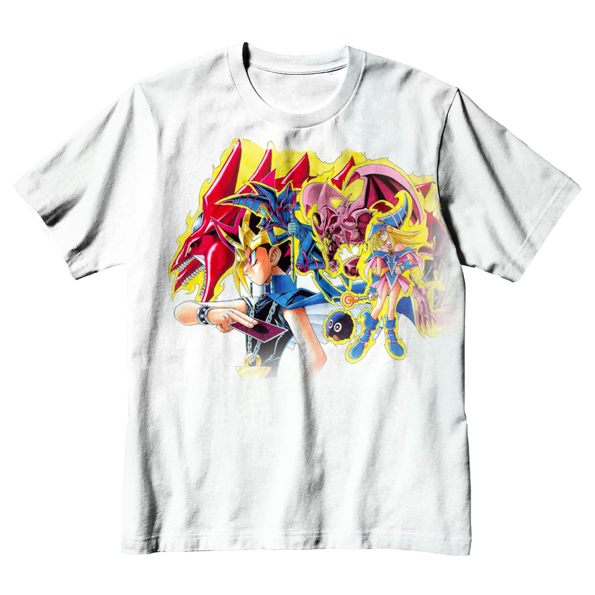 Yugioh Yugi Muto Summoning Red And Blue Monsters Anime Apparel