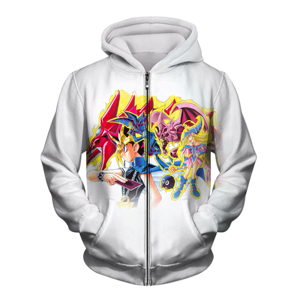Yugioh Yugi Muto Summoning Red And Blue Monsters Anime Apparel