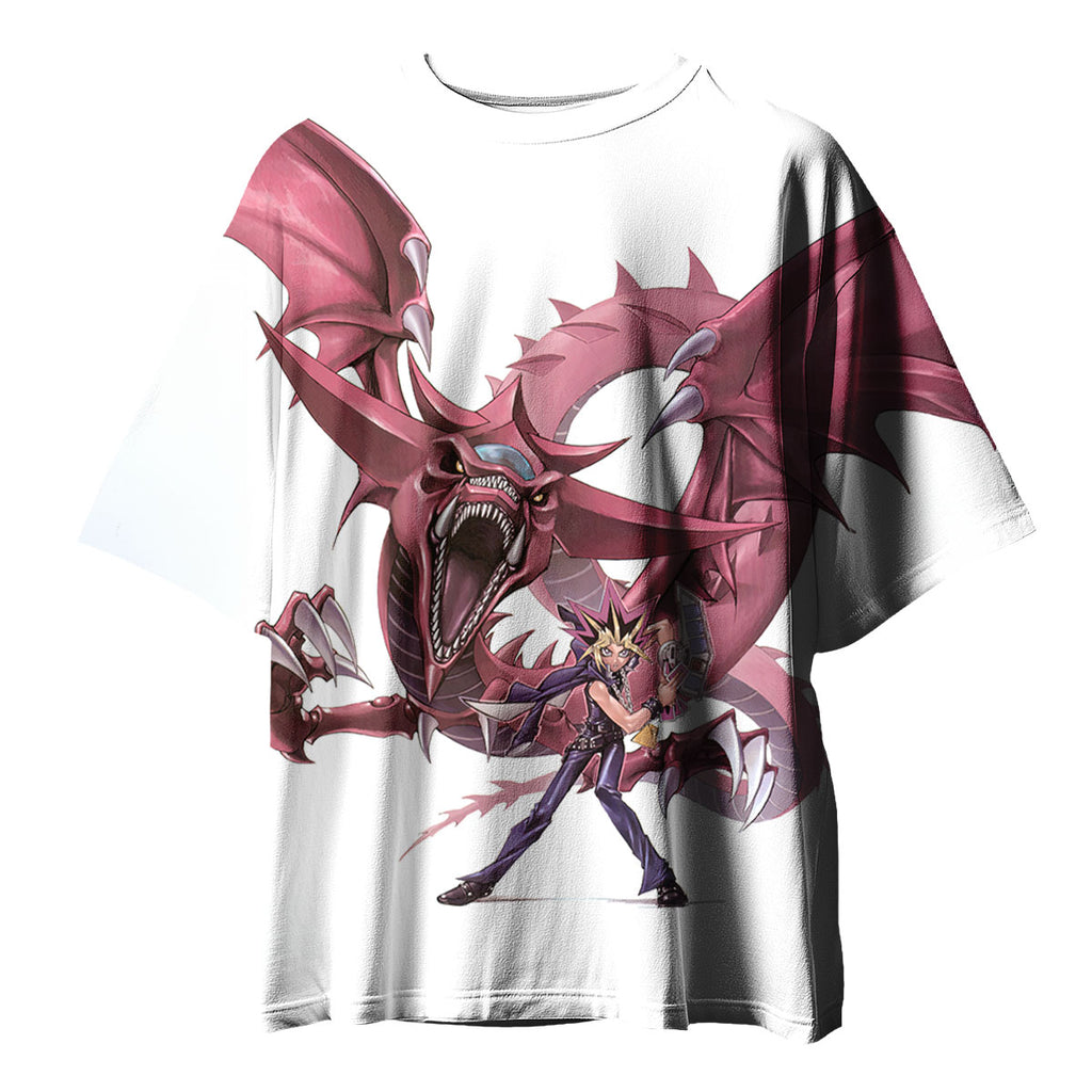 Yugioh Yugi Muto Summoning Slifer The Sky Dragon Anime Apparel
