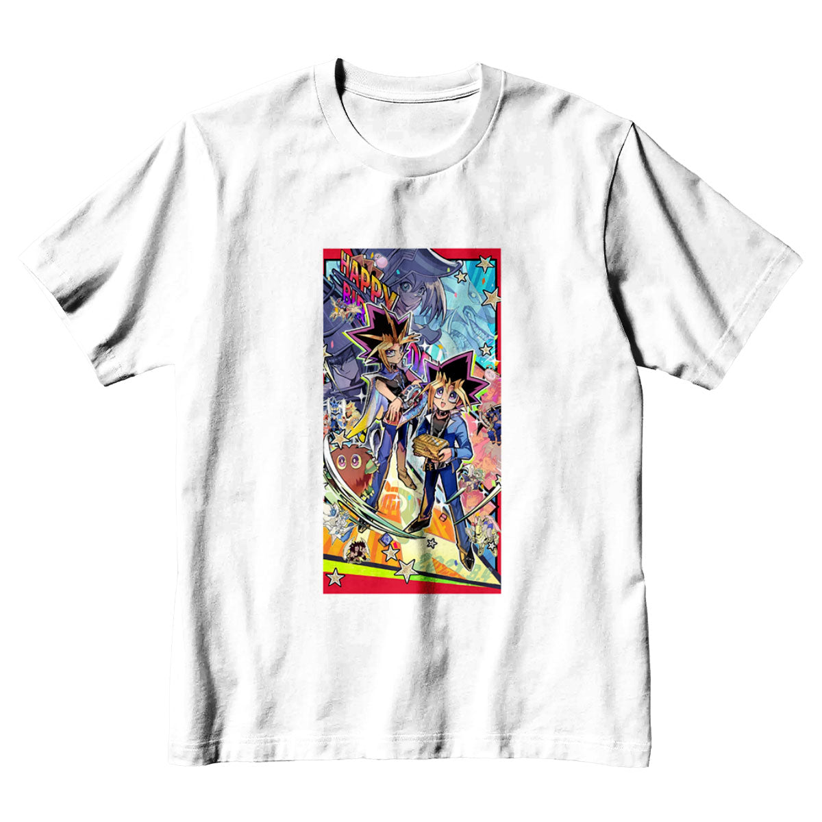 Yugioh Yugi Muto Vibrant Color Illustration Artwork Anime Apparel