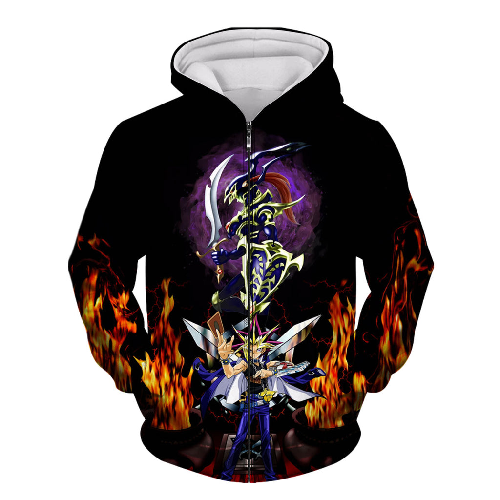 Yugioh Yugi Muto With Dragon Empowerment Fusion Stance Anime Apparel